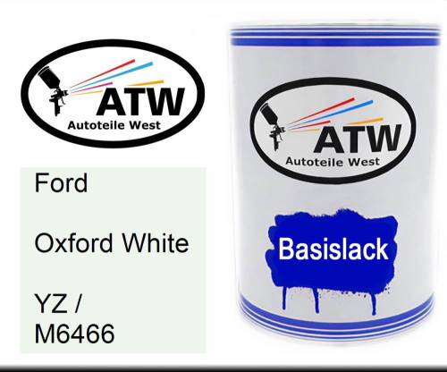 Ford, Oxford White, YZ / M6466: 500ml Lackdose, von ATW Autoteile West.